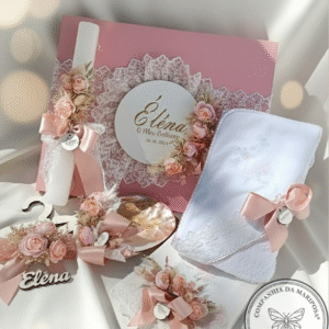 Conjunto Batismo Rosa Velho