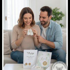 Caixa Pedido Padrinhos Menino Azul Mar | Kit Surpresa Cegonha