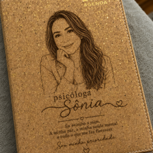 Agenda 2027 Personalizada - Capa em Cortiça Texturizada
